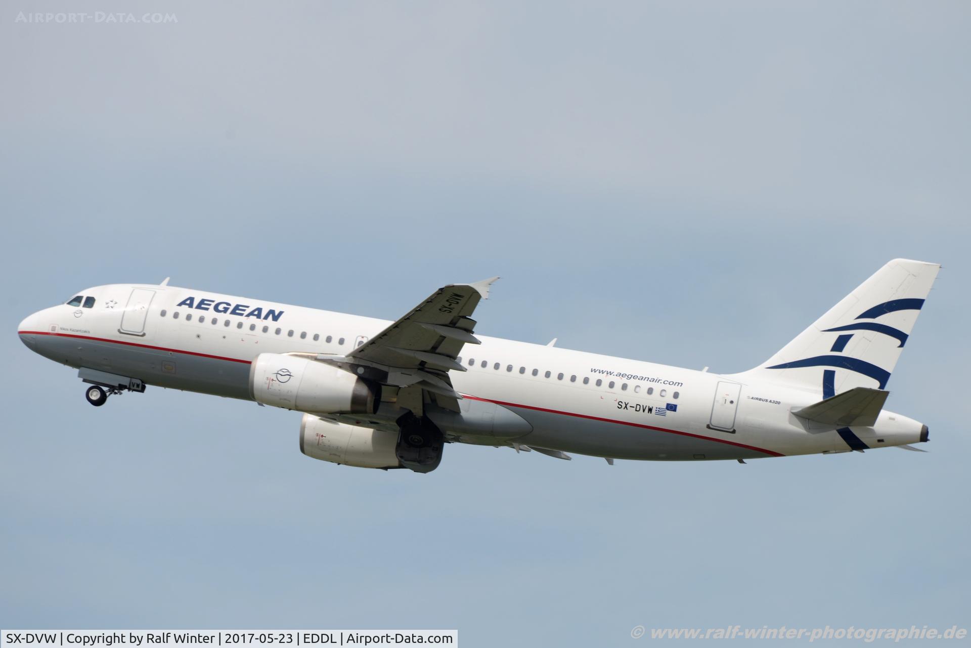 SX-DVW, 2009 Airbus A320-232 C/N 3785, Airbus A320-232 - A3 AEE Aegean Airlines - 3785 - SX-DVW - 23.05.2017 - DUS