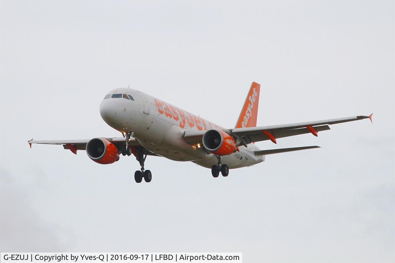 G-EZUJ, 2011 Airbus A320-214 C/N 4740, Airbus A320-214, On final rwy 29, Bordeaux Mérignac airport (LFBD-BOD)
