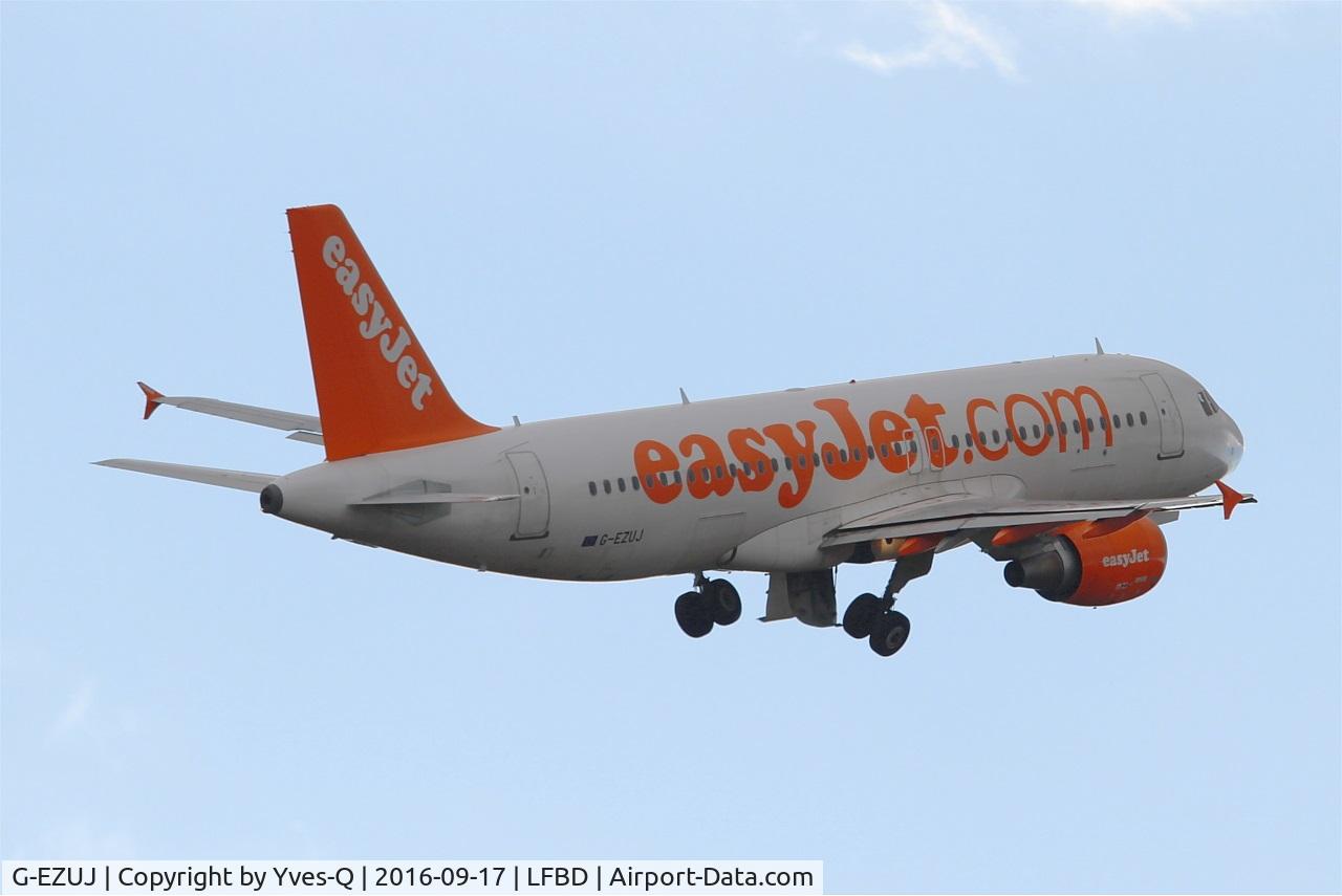 G-EZUJ, 2011 Airbus A320-214 C/N 4740, Airbus A320-214, Take off rwy 29, Bordeaux Mérignac airport (LFBD-BOD)