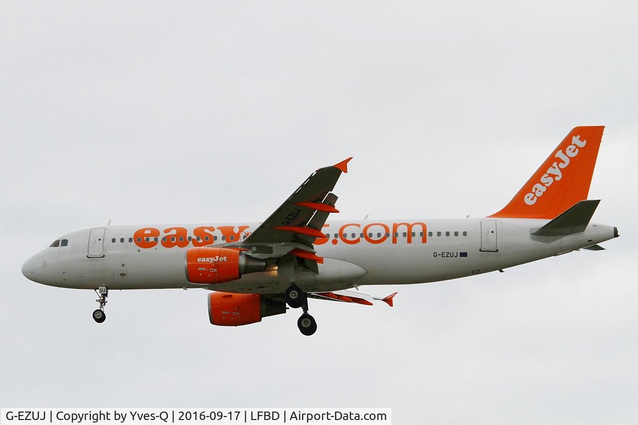 G-EZUJ, 2011 Airbus A320-214 C/N 4740, Airbus A320-214, On final rwy 29, Bordeaux Mérignac airport (LFBD-BOD)
