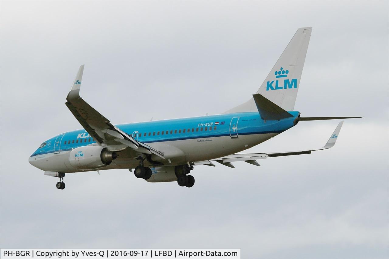 PH-BGR, 2011 Boeing 737-7K2 C/N 39446, Boeing 737-7K2, On final rwy 29, Bordeaux Mérignac airport (LFBD-BOD)