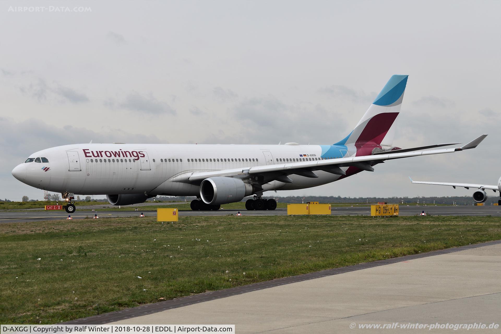 D-AXGG, 2002 Airbus A330-203 C/N 504, Airbus A330-202 - EW EWG Eurowings - 504 - D-AXGG - 28.10.2018 - DUS