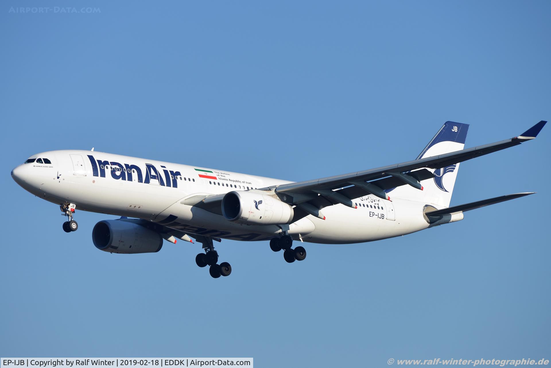 EP-IJB, 2015 Airbus A330-243 C/N 1586, Airbus A330-243 - IR IRA Iran Air - 1586 - EP-IJB - 18.02.2019 - FRA