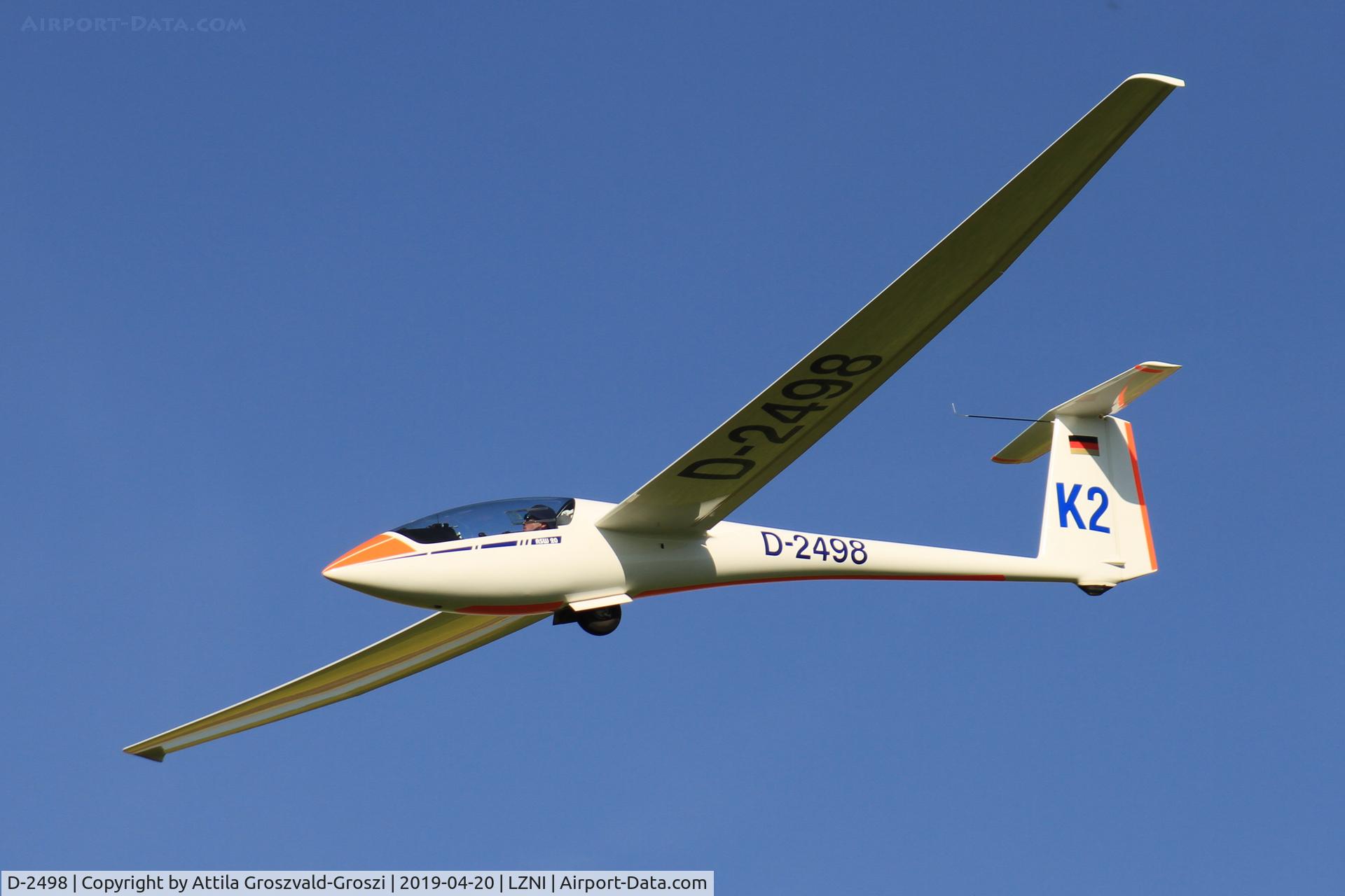 D-2498, 1981 Schleicher ASW-20 C/N 20433, LZNI - Nitra Airport, Slovakia - Pribina Cup 2019