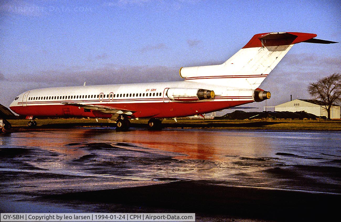 OY-SBH, 1981 Boeing 727-2B7 C/N 22164, Copenhagen 24.11.1994