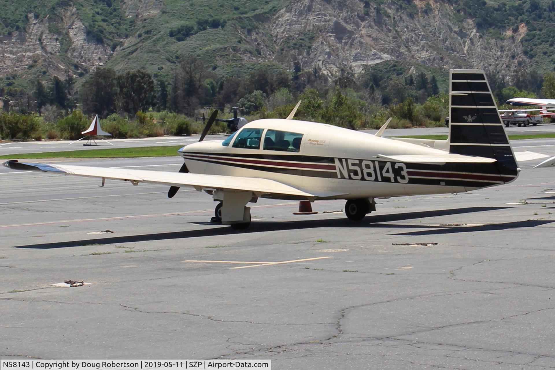 N58143, 1985 Mooney M20J 201 C/N 24-1573, 1985 Mooney M20J 201 Special Edition, Lycoming IO-360 A&C 200 Hp, on Transient Ramp