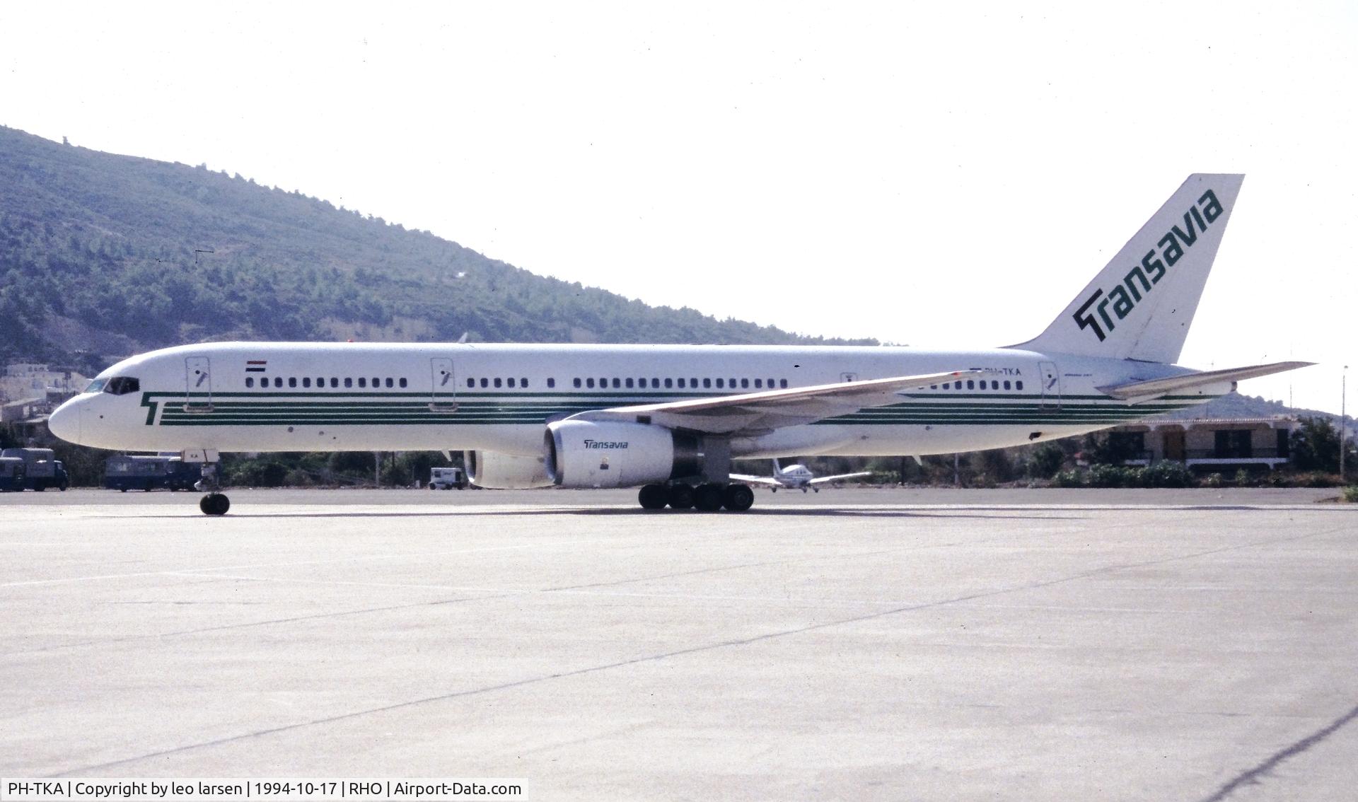 PH-TKA, 1992 Boeing 757-2K2 C/N 26633, Rhodos 17.10.1994