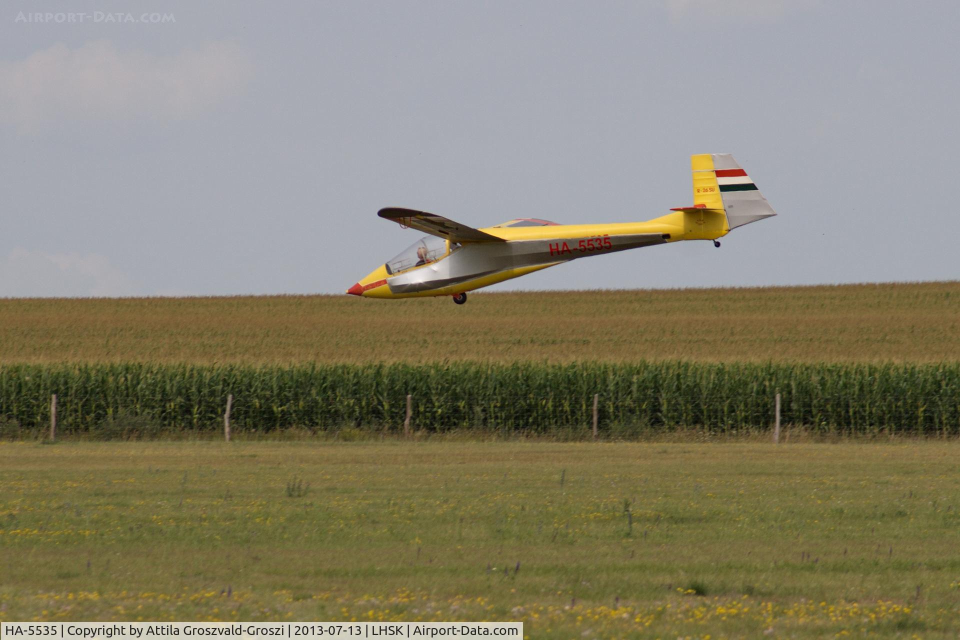 HA-5535, 1986 Rubik R-26SU Góbé 82 C/N AA800051, LHSK -Siófok-Kiliti Airport, Hungary