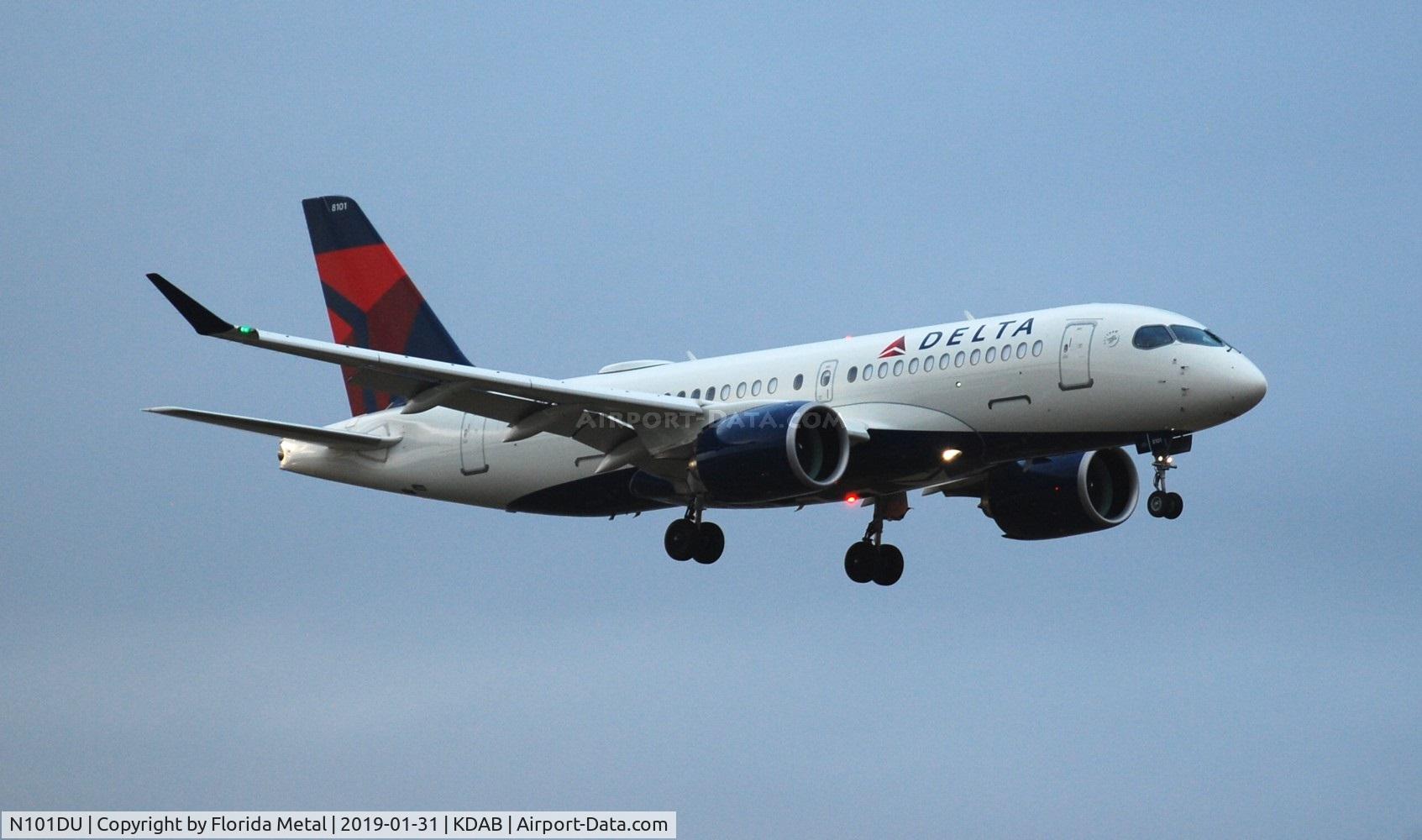 N101DU, 2018 Airbus A220-100 C/N 50020, Delta A220