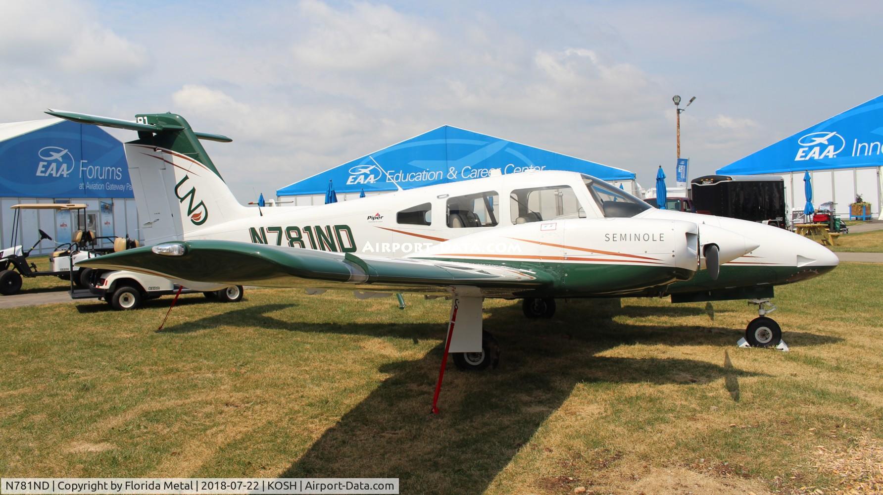N781ND, 2016 Piper PA-44-180 Seminole C/N 4496395, PA-44