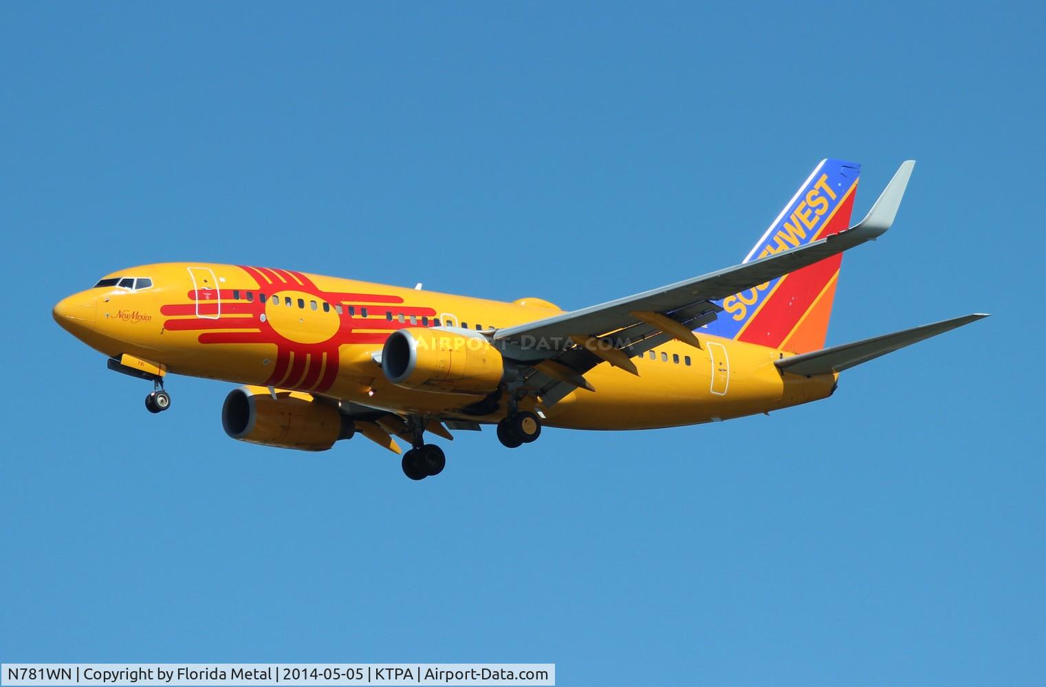 N781WN, 2000 Boeing 737-7H4 C/N 30601, New Mexico One