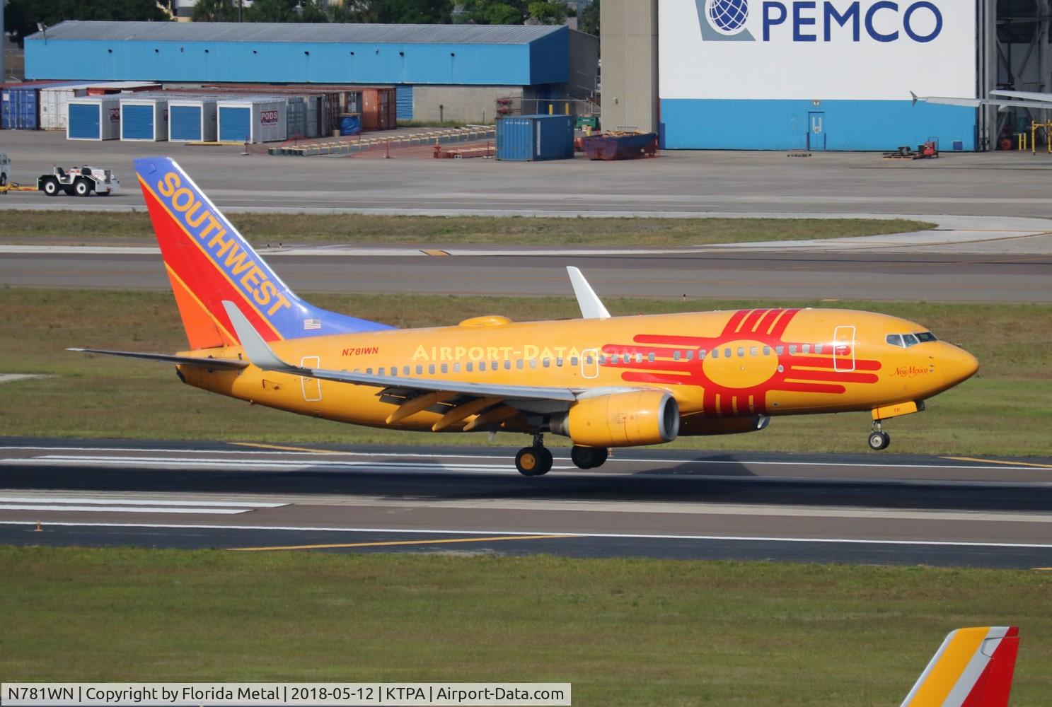 N781WN, 2000 Boeing 737-7H4 C/N 30601, New Mexico One