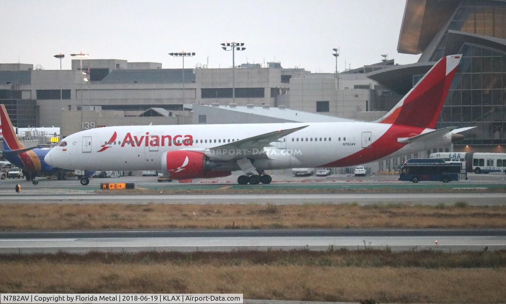 N782AV, 2014 Boeing 787-8 Dreamliner Dreamliner C/N 37504, Avianca