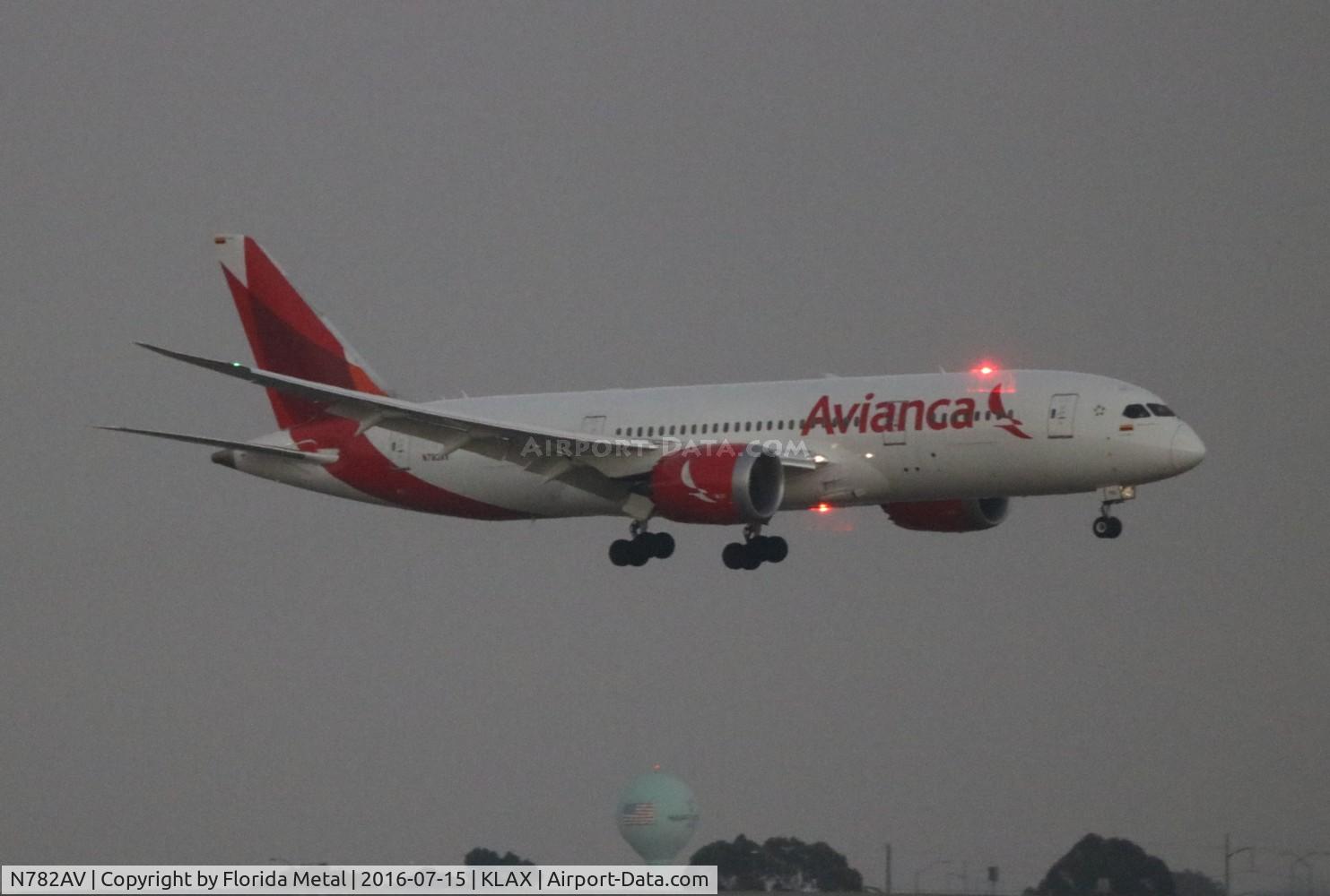 N782AV, 2014 Boeing 787-8 Dreamliner Dreamliner C/N 37504, Avianca