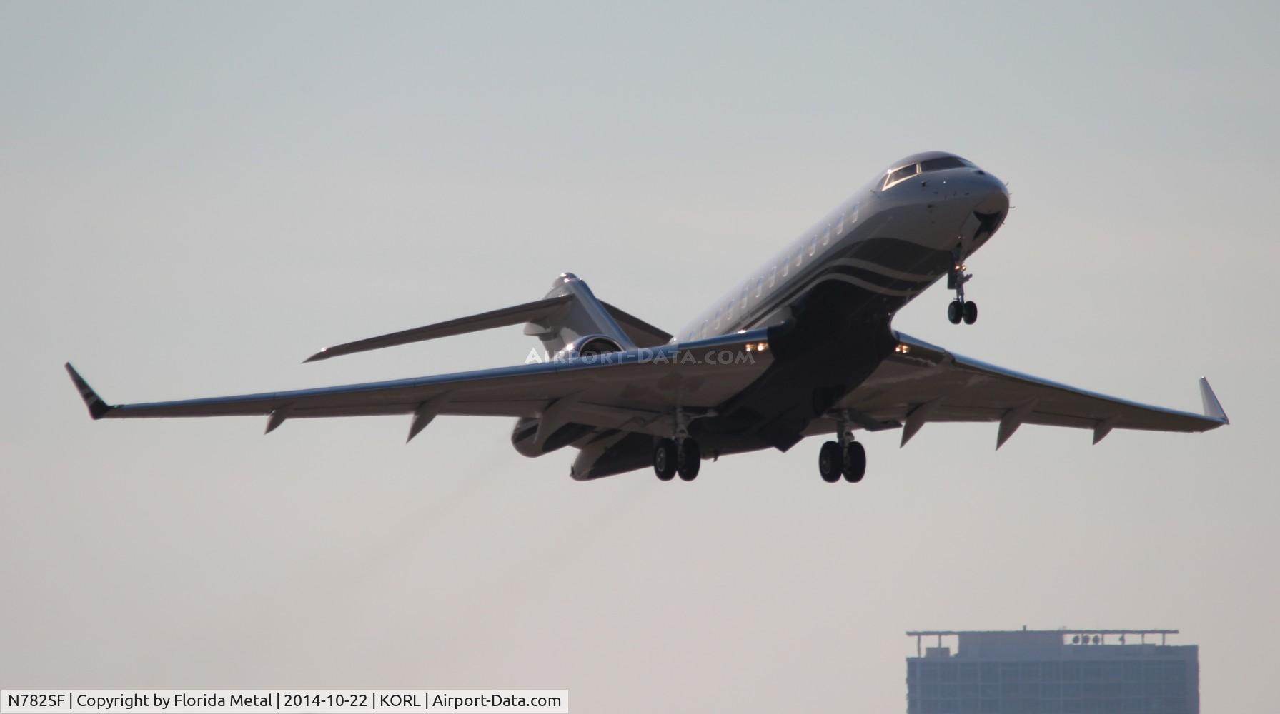 N782SF, Bombardier BD-700-1A10 Global 5000 C/N 9392, Global 5000