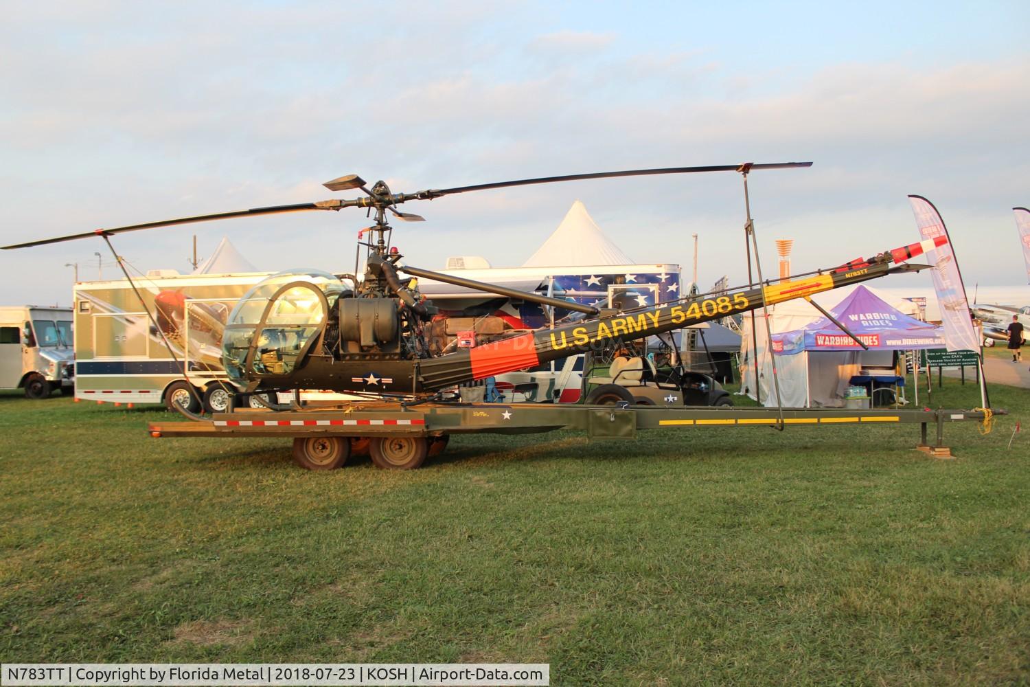 N783TT, 1957 Hiller UH-12C C/N 873, UH-12C