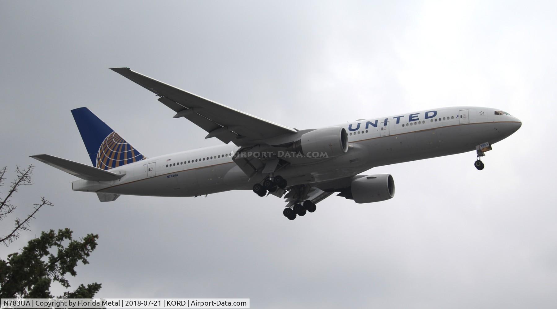 N783UA, 1997 Boeing 777-222/ER C/N 26950, United