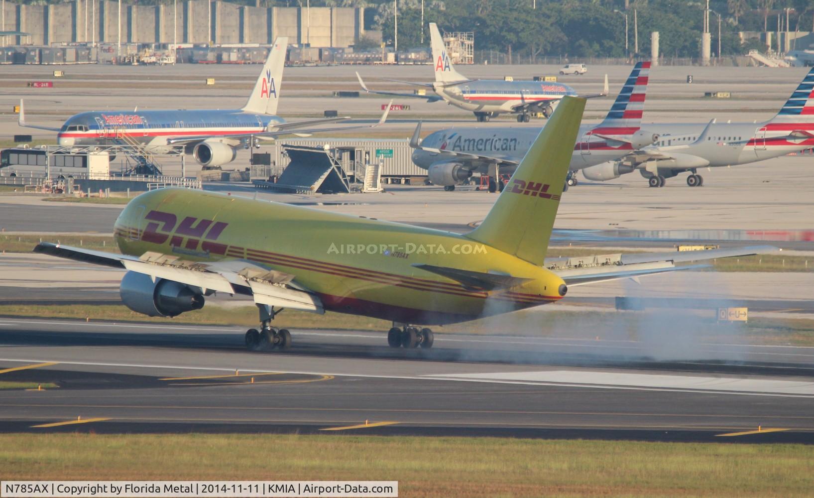 N785AX, 1984 Boeing 767-281 C/N 23018, DHL 767
