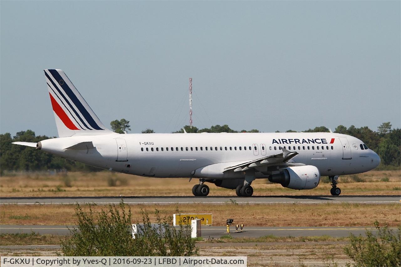F-GKXU, 2009 Airbus A320-214 C/N 4063, Airbus A320-214, Take off run rwy 05, Bordeaux Mérignac airport (LFBD-BOD)