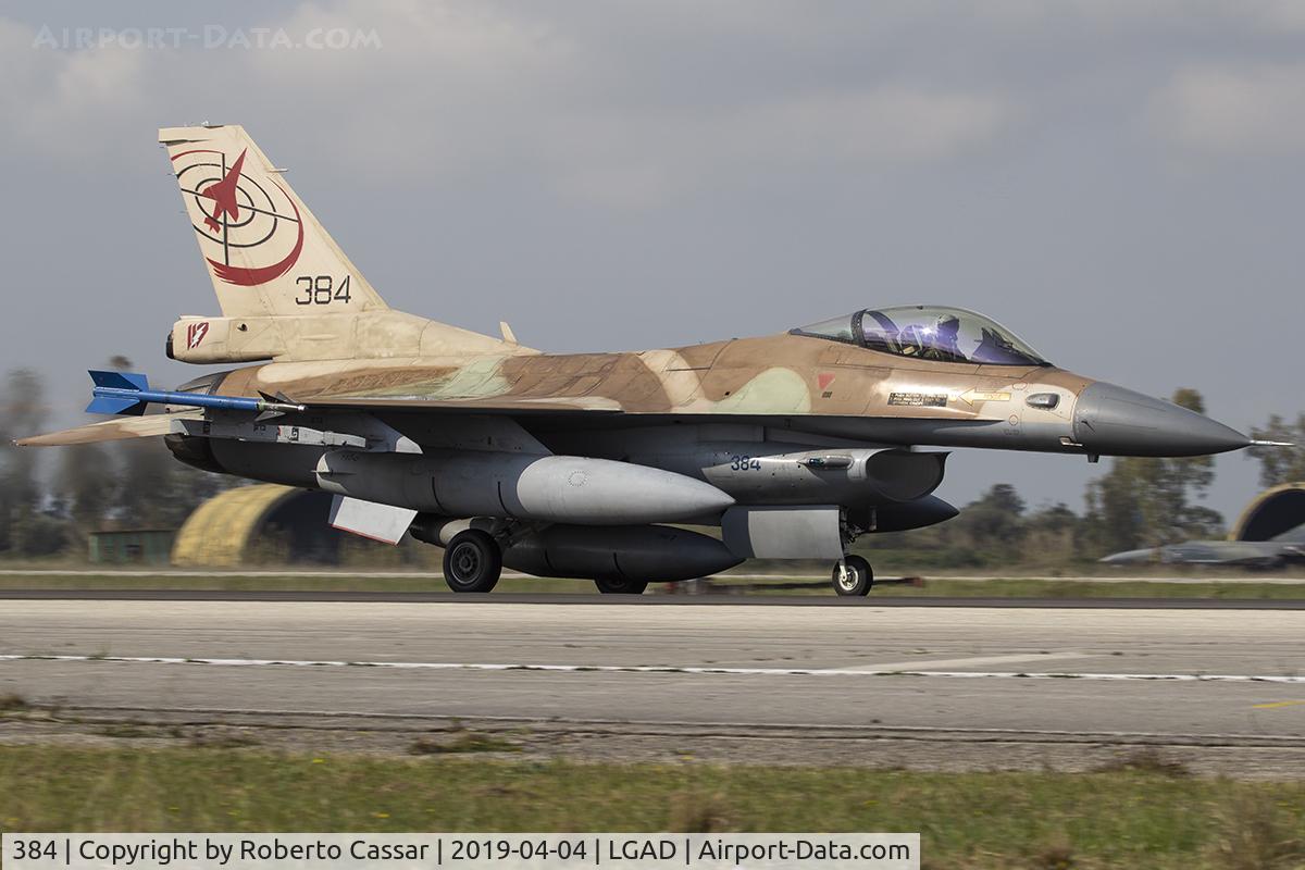 384, 1987 General Dynamics F-16C Barak C/N 4J-36, Iniochos 2019