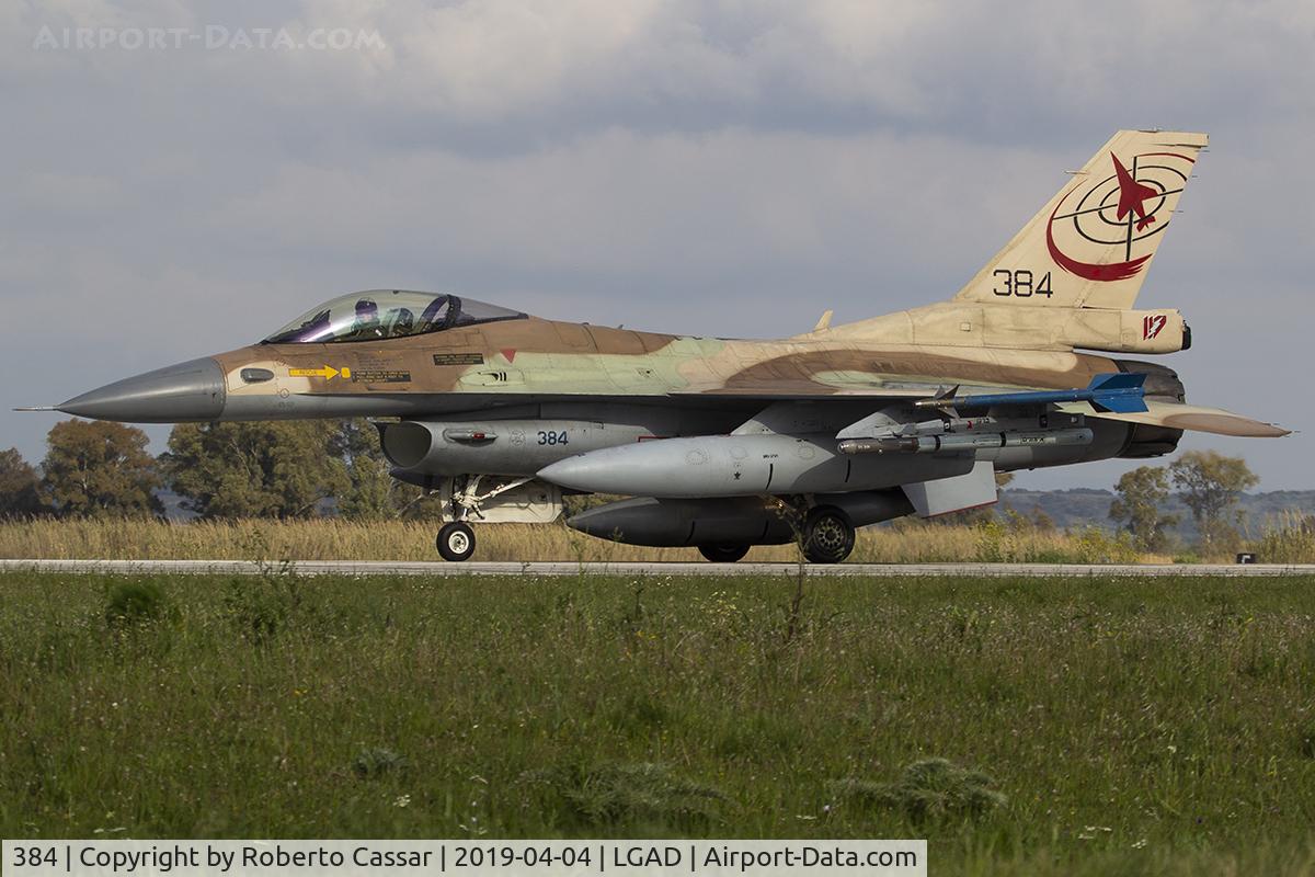 384, 1987 General Dynamics F-16C Barak C/N 4J-36, Iniochos 2019
