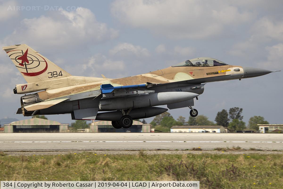 384, 1987 General Dynamics F-16C Barak C/N 4J-36, Iniochos 2019