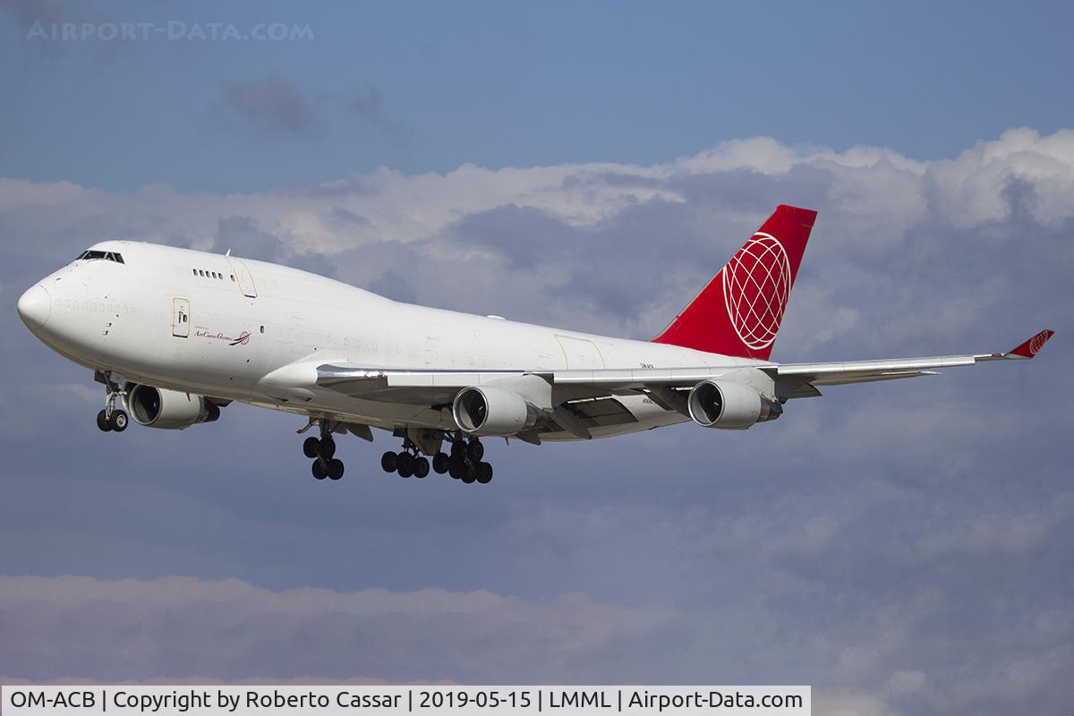 OM-ACB, 1991 Boeing 747-433 /BDSF C/N 24998, Runway 31