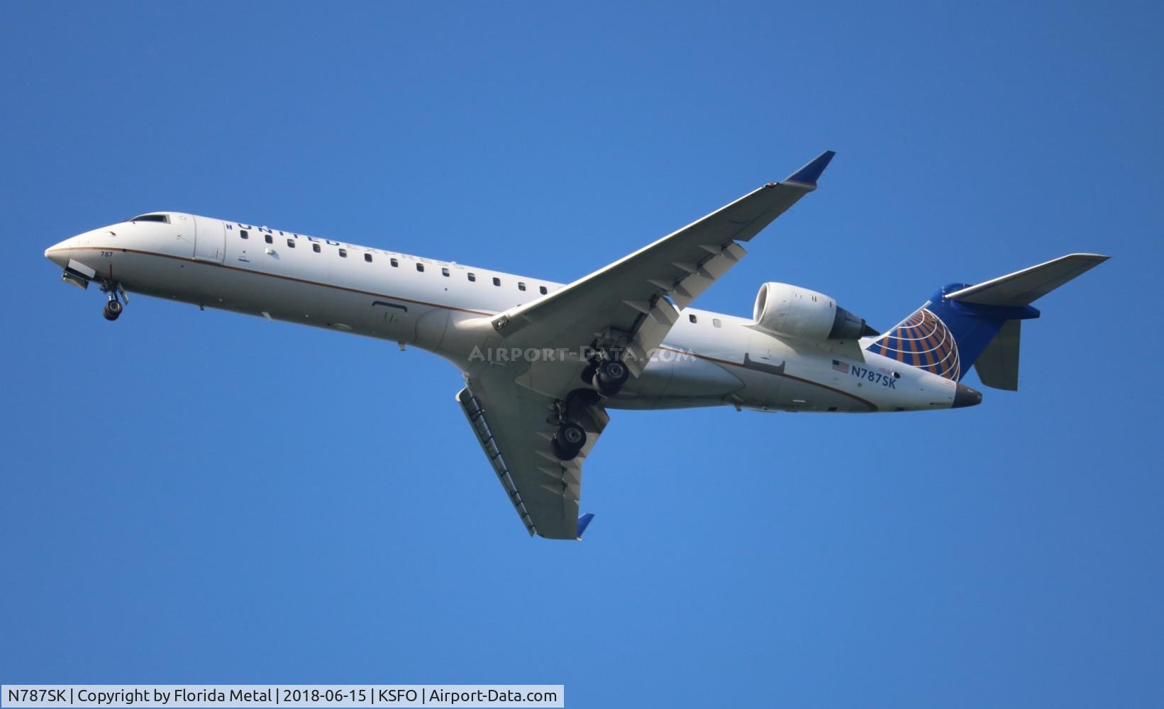 N787SK, 2009 Bombardier CRJ-700 (CL-600-2C10) Regional Jet C/N 10288, United Express