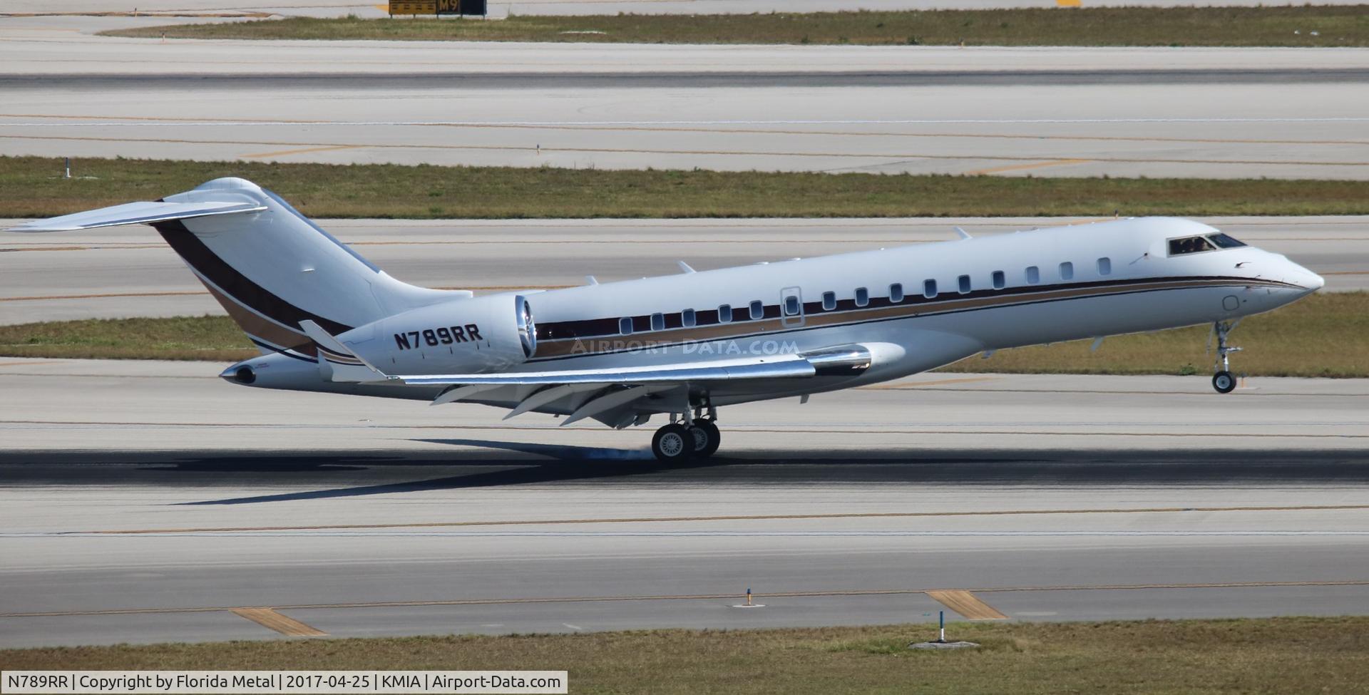 N789RR, 2010 Bombardier BD-700-1A10 Global Express XRS C/N 9387, Global Express XRS