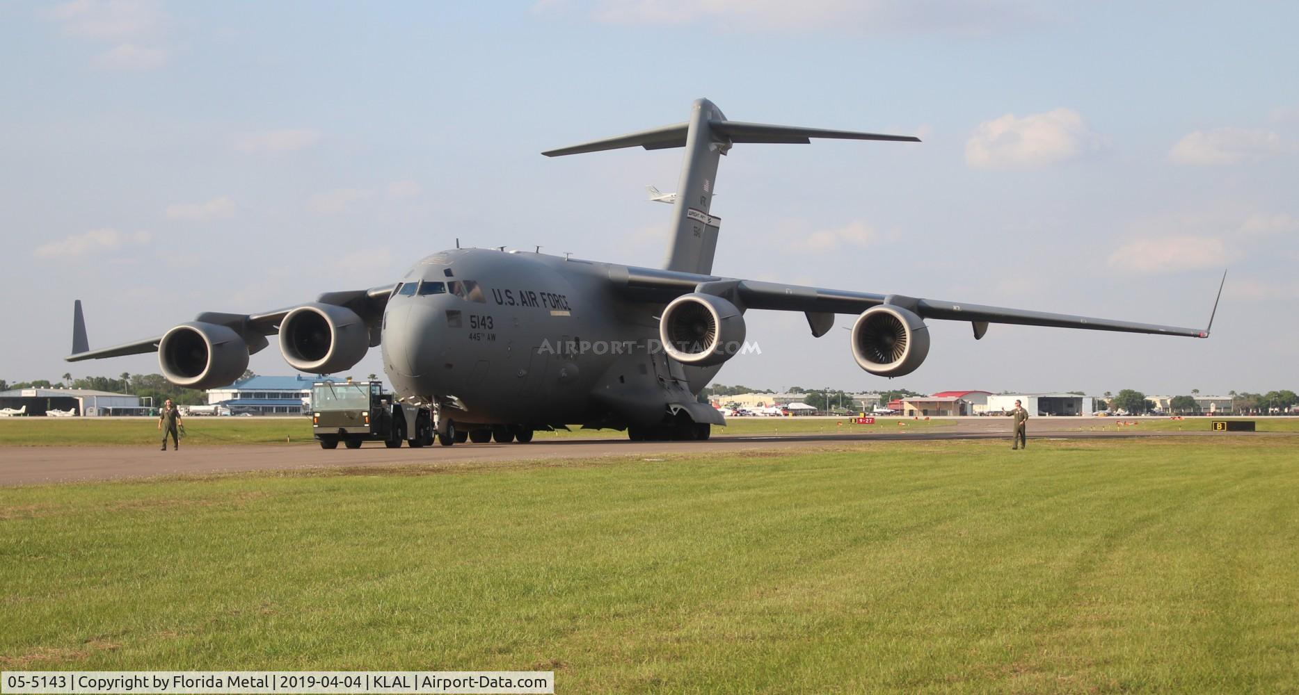 05-5143, 2005 Boeing C-17A Globemaster III C/N 50151/F150/P143, C-17A