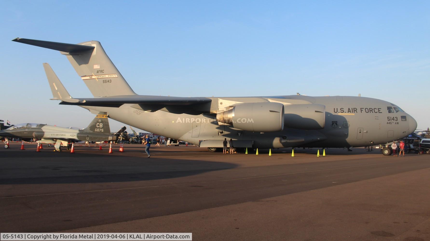 05-5143, 2005 Boeing C-17A Globemaster III C/N 50151/F150/P143, Sun N Fun 2019