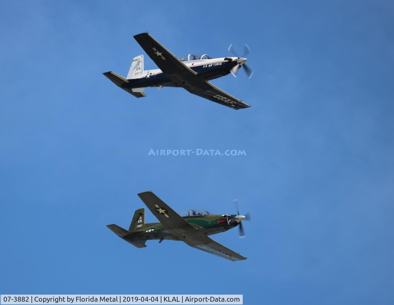 07-3882, 2007 Raytheon T-6A Texan II C/N PT-437, Sun N Fun 2019