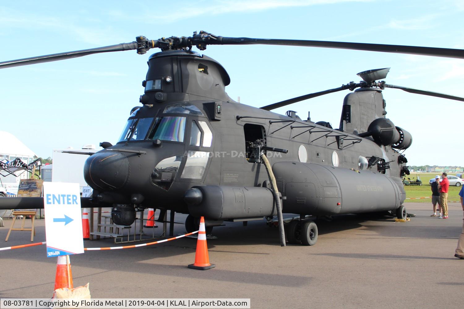 08-03781, 1992 Boeing MH-47G Chinook C/N M3781, Sun N Fun 2019