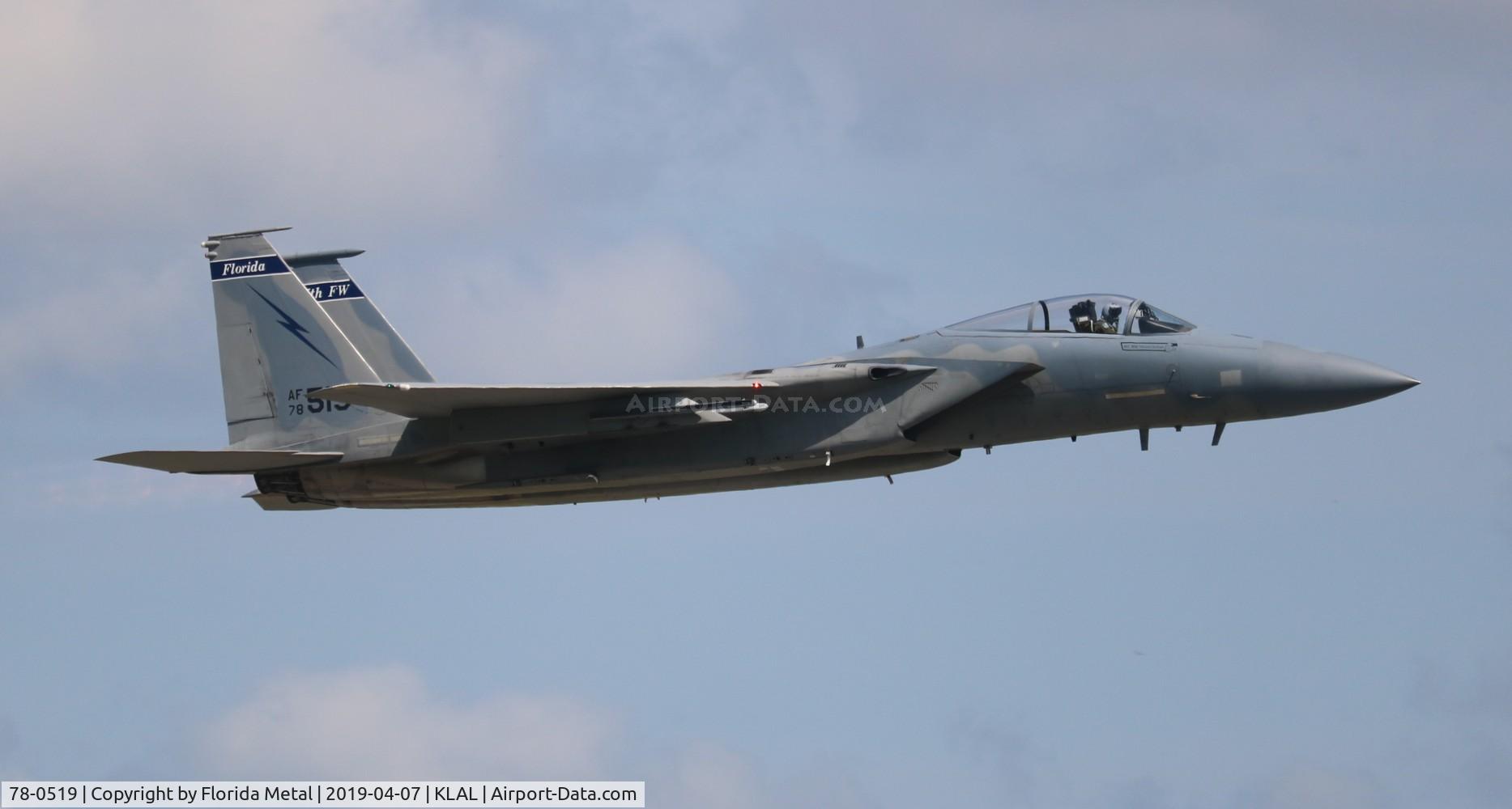 78-0519, 1978 McDonnell Douglas F-15C Eagle C/N 0506/C052, Sun N Fun 2019