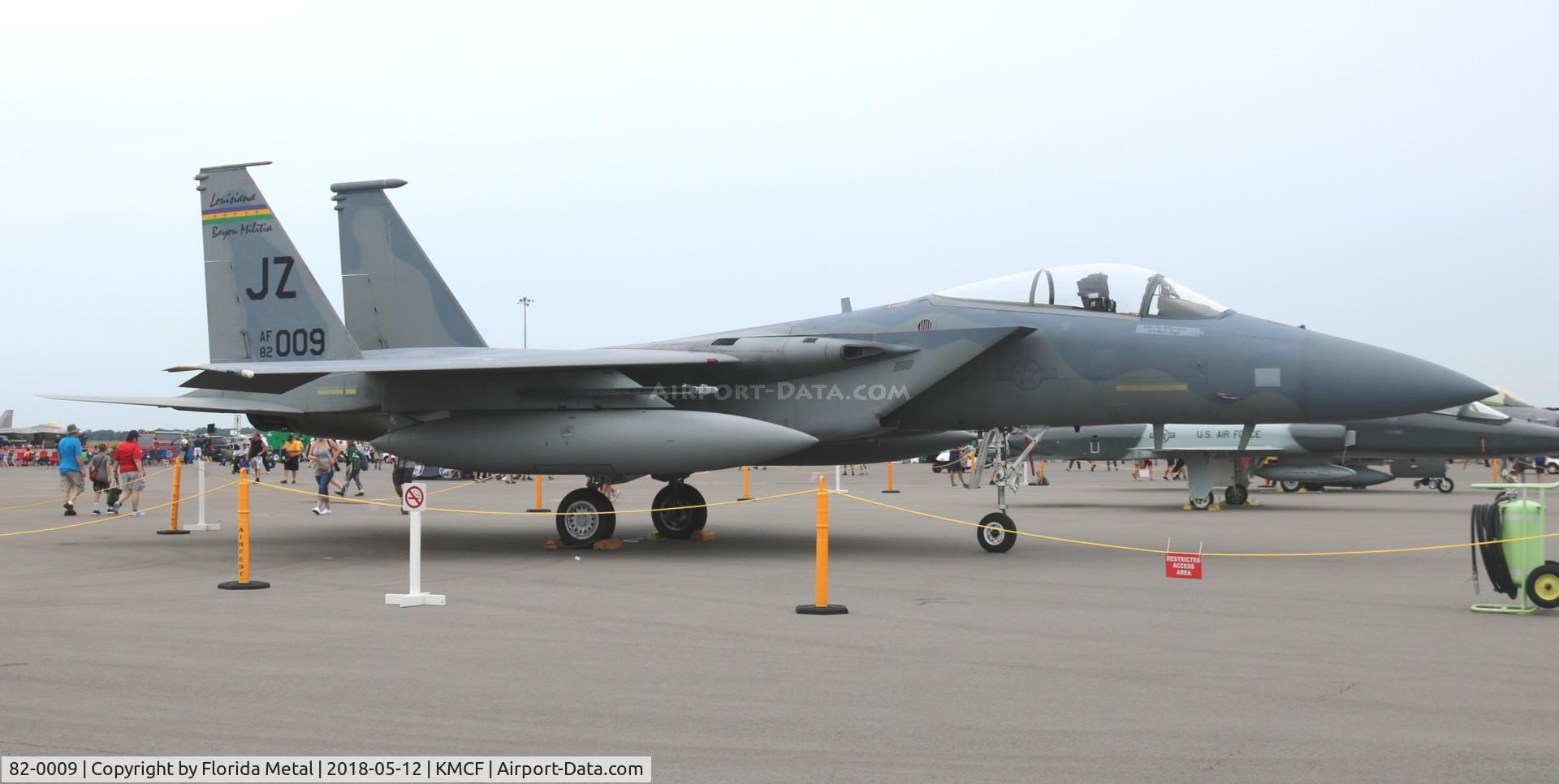 82-0009, 1982 McDonnell Douglas F-15C Eagle C/N 0820/C240, MacDill Airfest 2018
