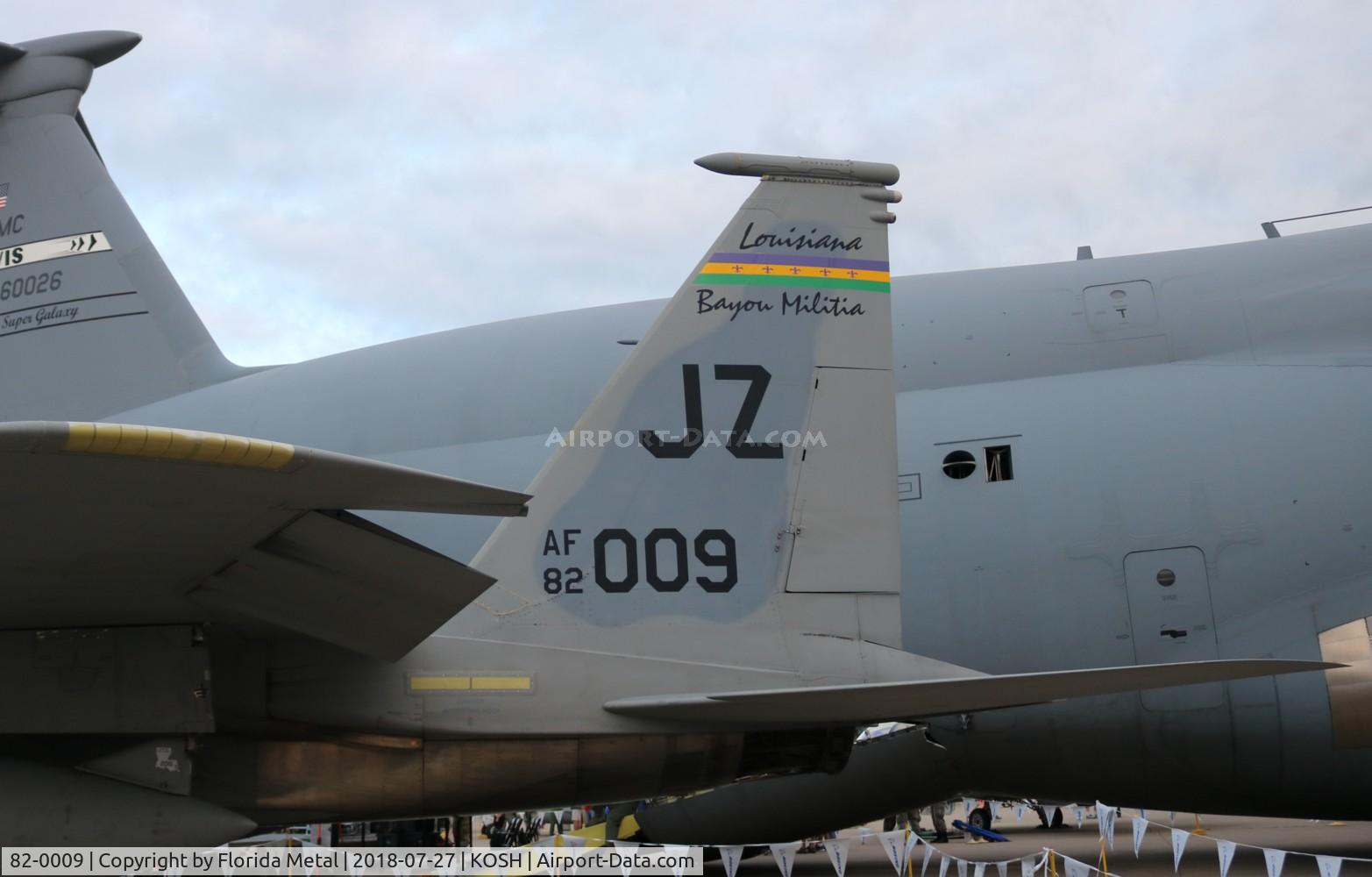 82-0009, 1982 McDonnell Douglas F-15C Eagle C/N 0820/C240, Air Venture 2018
