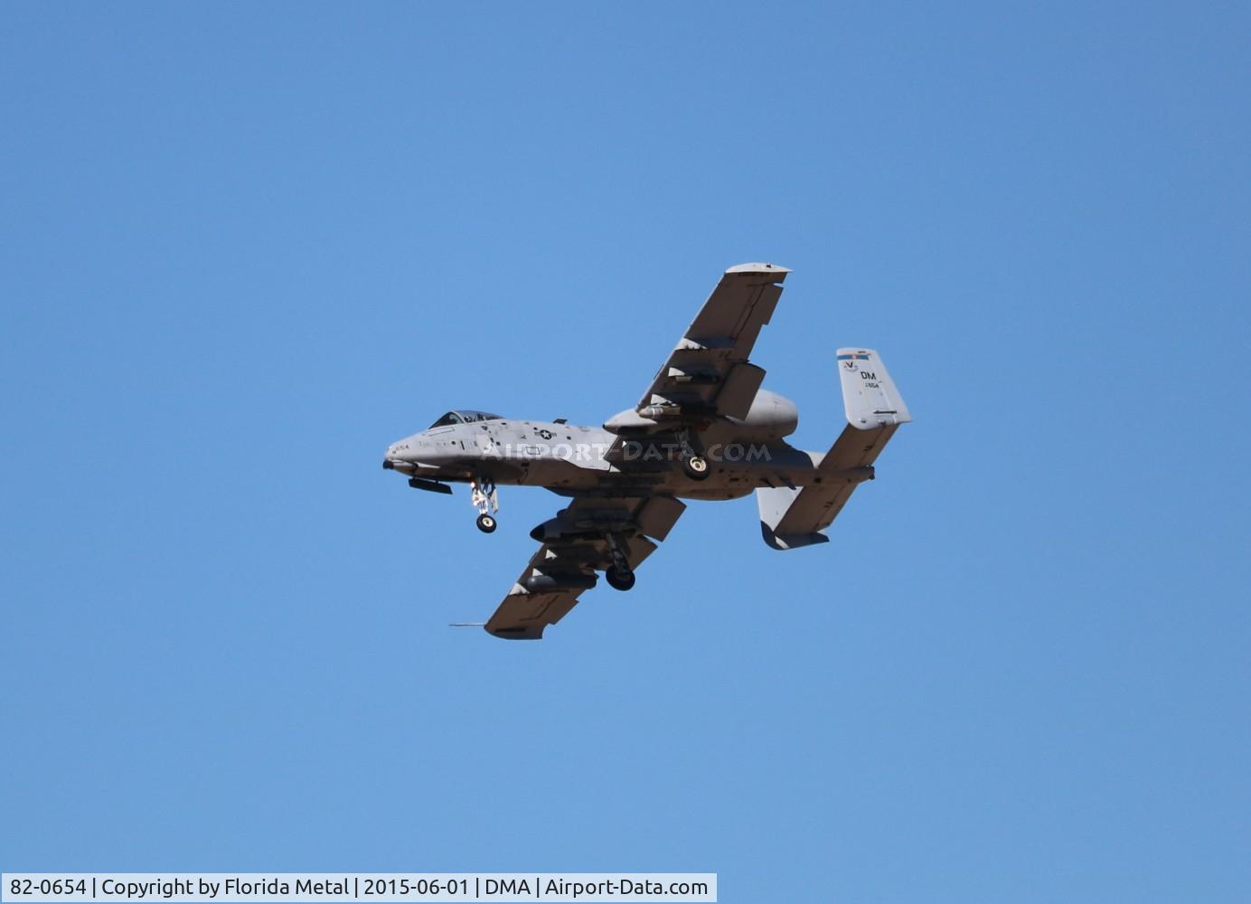 82-0654, 1982 Fairchild Republic A-10C Thunderbolt II C/N A10-0702, A-10C