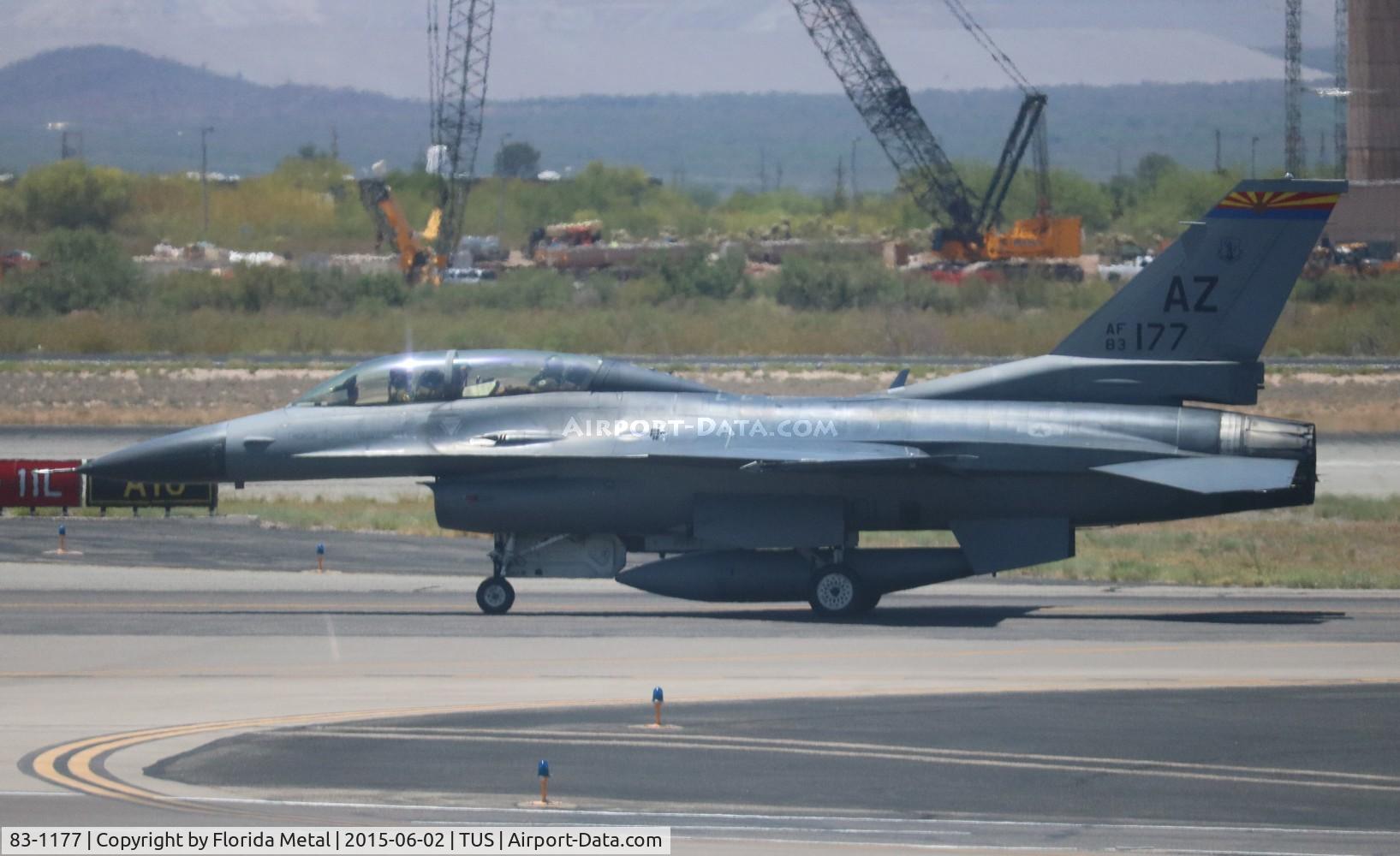 83-1177, 1983 General Dynamics F-16D Fighting Falcon C/N 5D-4, F-16D