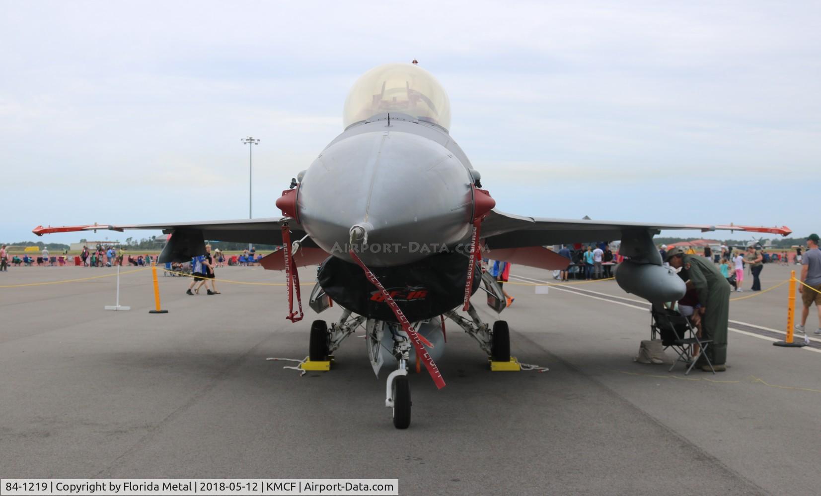 84-1219, 1984 General Dynamics QF-16C Fighting Falcon C/N 5C-56, MacDill Airfest 2018