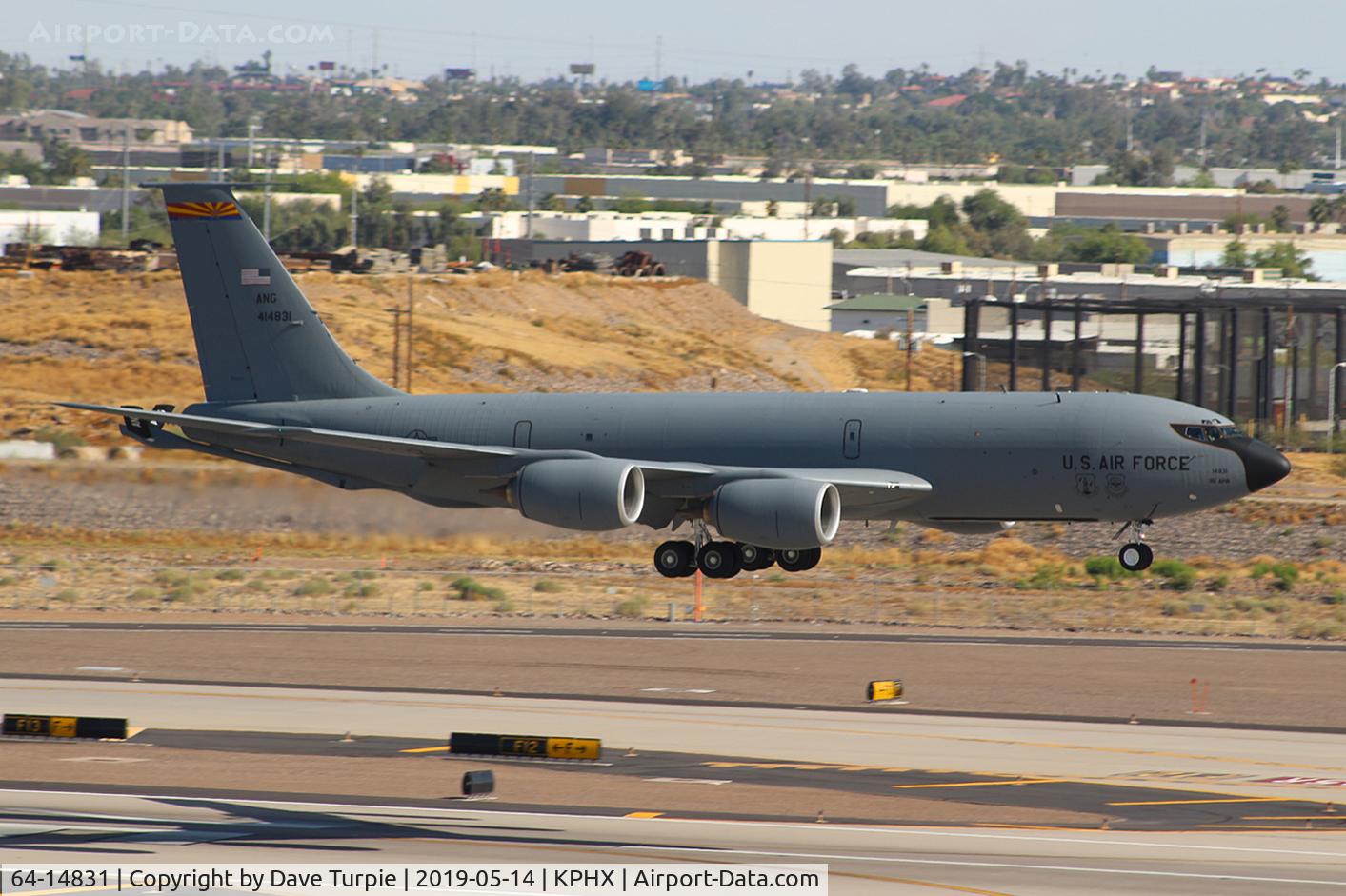 64-14831, 1964 Boeing KC-135R Stratotanker C/N 18771, Flying with the Arizona Air National Guard.