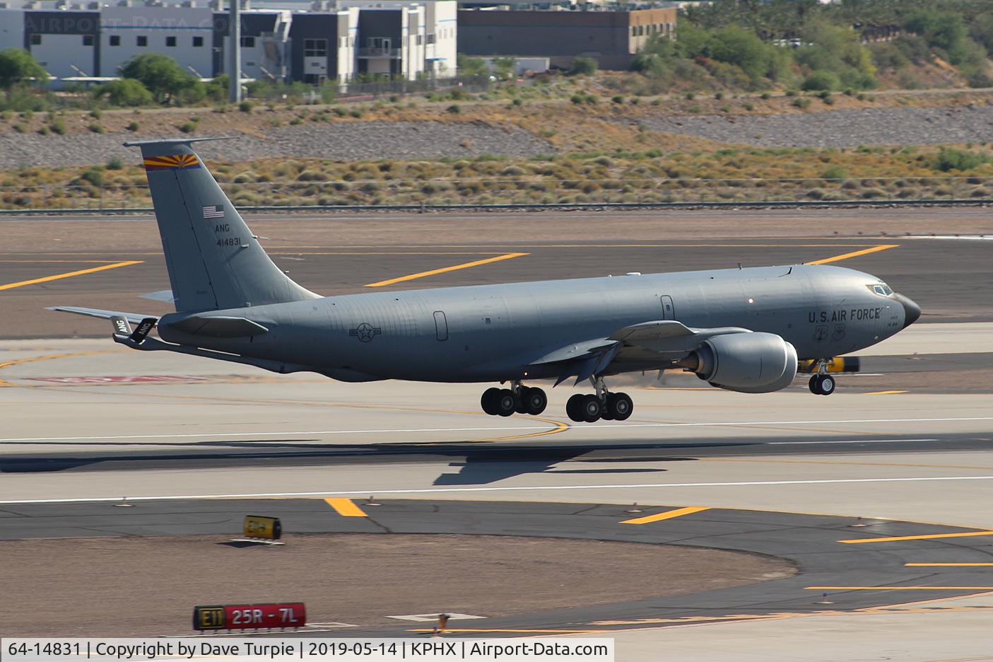 64-14831, 1964 Boeing KC-135R Stratotanker C/N 18771, Flying with the Arizona Air National Guard.