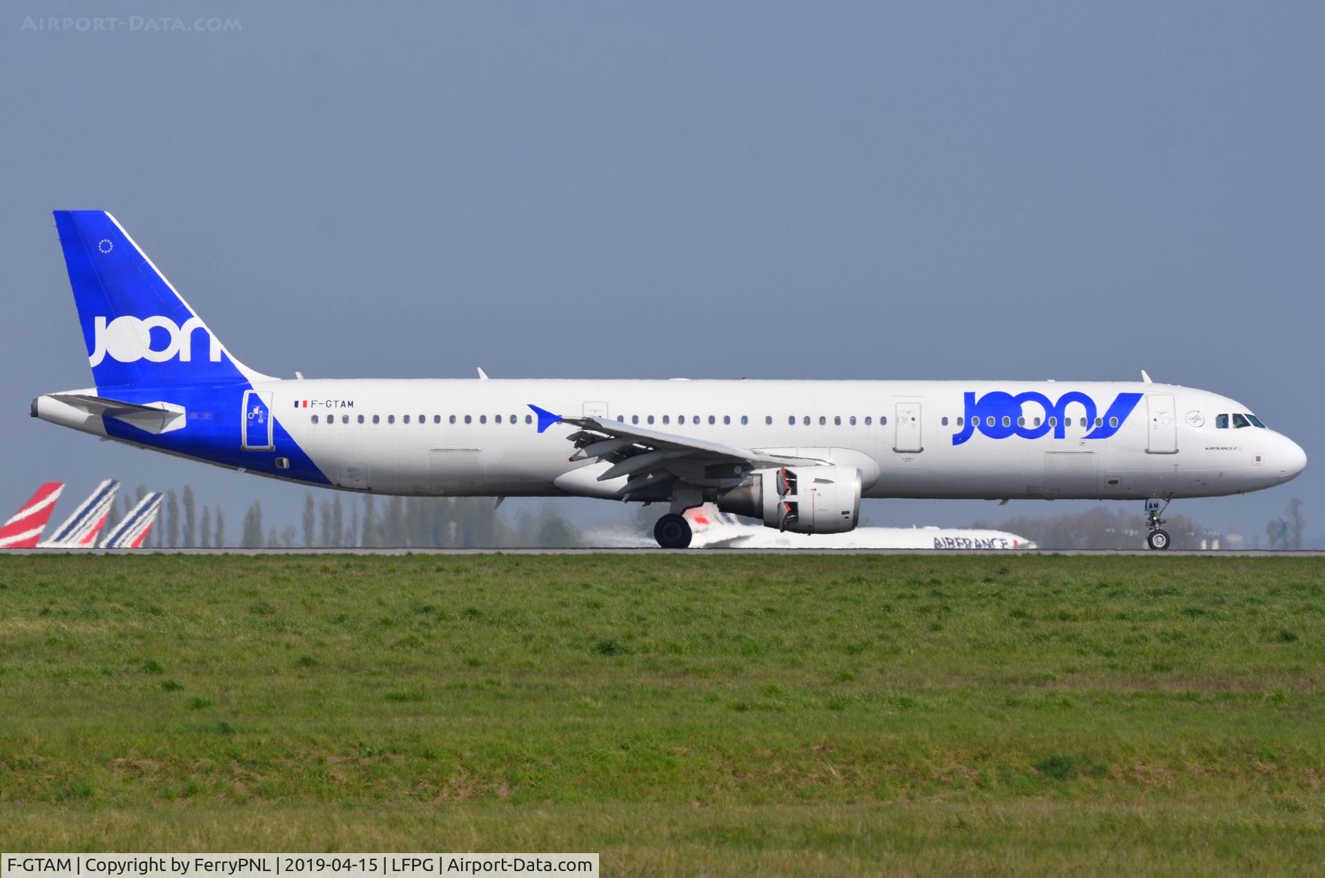 F-GTAM, 2002 Airbus A321-211 C/N 1859, Arrival of Joon A321