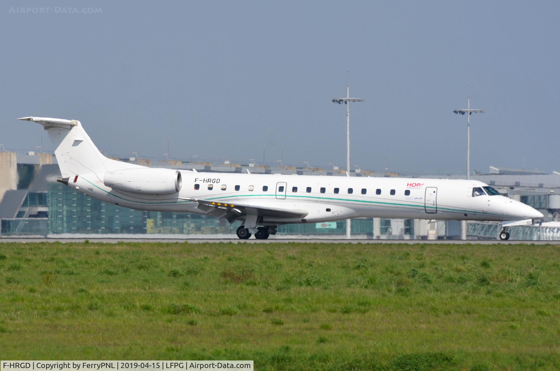 F-HRGD, 2001 Embraer EMB-145LU (ERJ-145LU) C/N 145369, Regourd Aviation ERJ145 operating on behalf of Hop