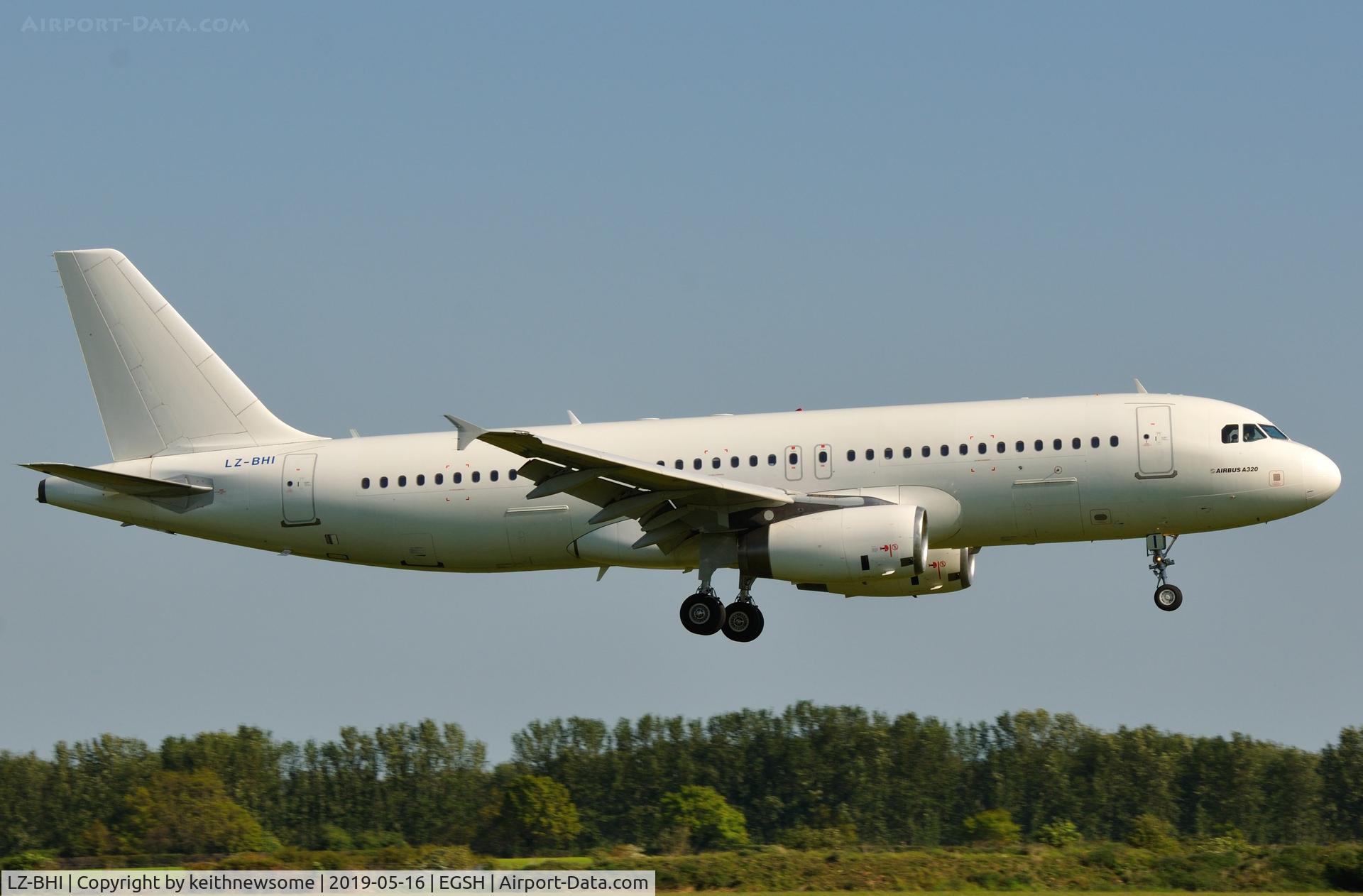 LZ-BHI, 2007 Airbus A320-214 C/N 3125, Titles and logo removed.