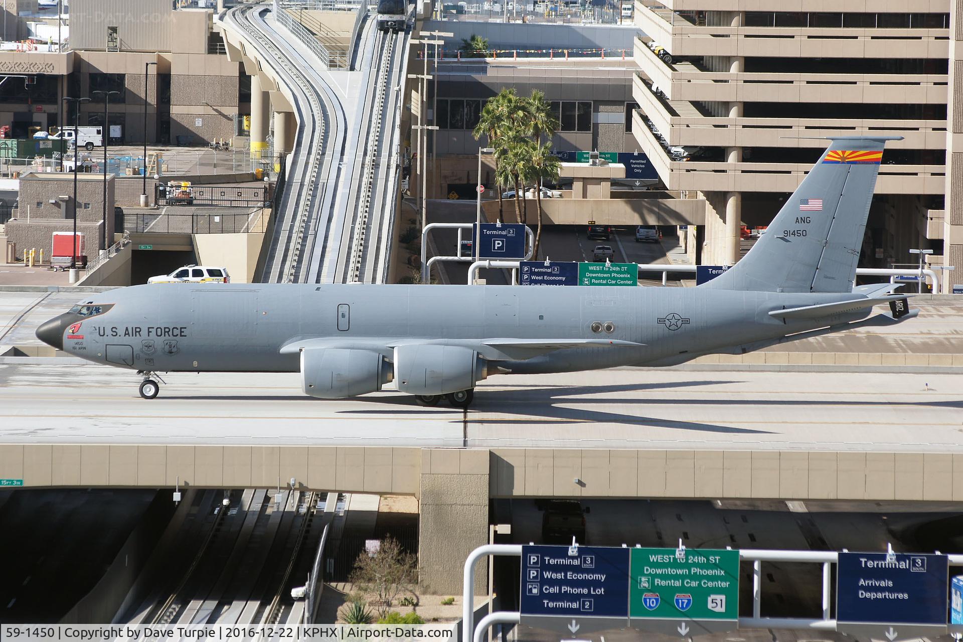 59-1450, 1959 Boeing KC-135R Stratotanker C/N 17938, Flying with the Arizona Air National Guard.