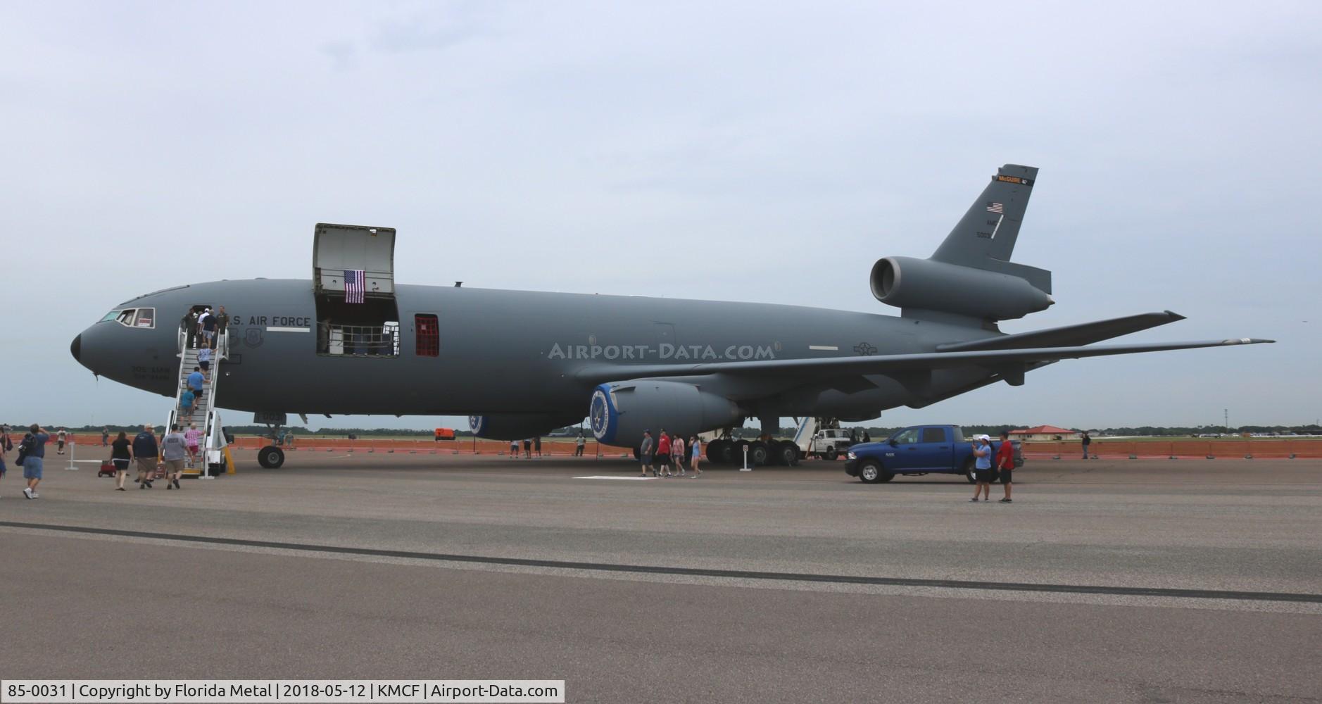 85-0031, 1985 McDonnell Douglas KC-10A Extender C/N 48236, MacDill Airfest 2018