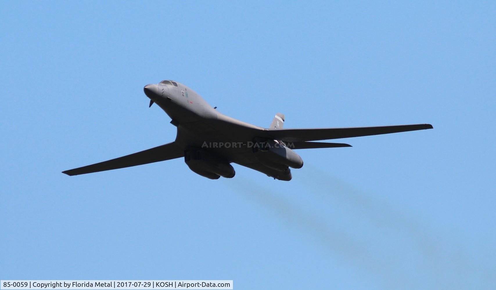 85-0059, 1985 Rockwell B-1B Lancer C/N 19, Air Venture 2017