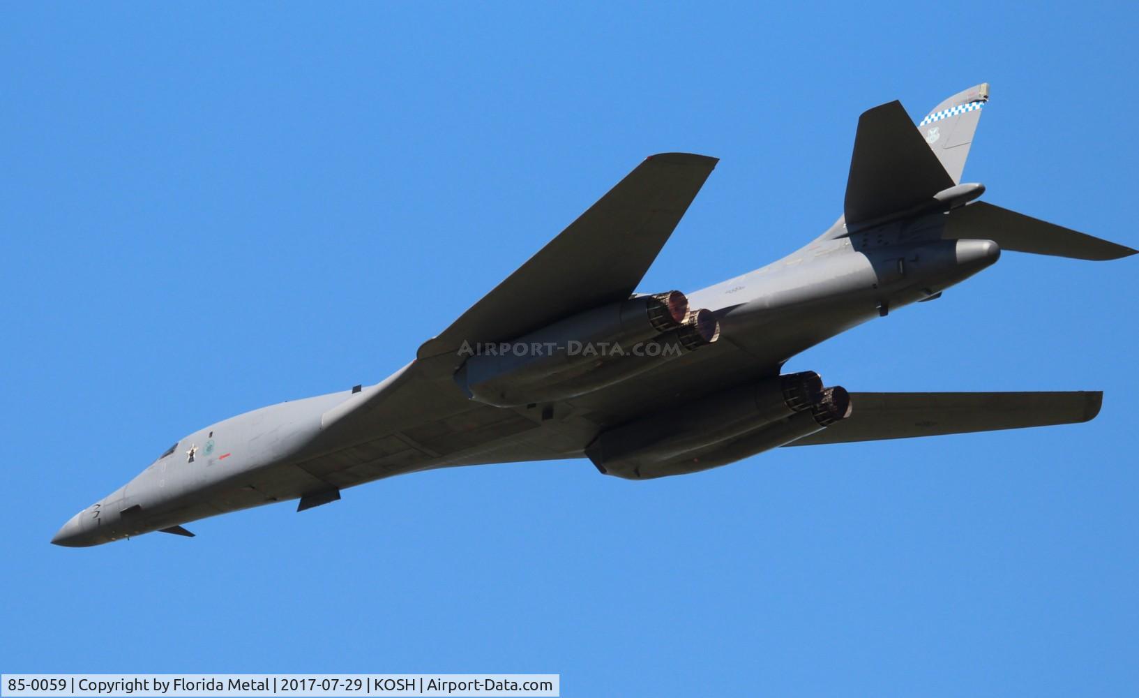85-0059, 1985 Rockwell B-1B Lancer C/N 19, Air Venture 2017