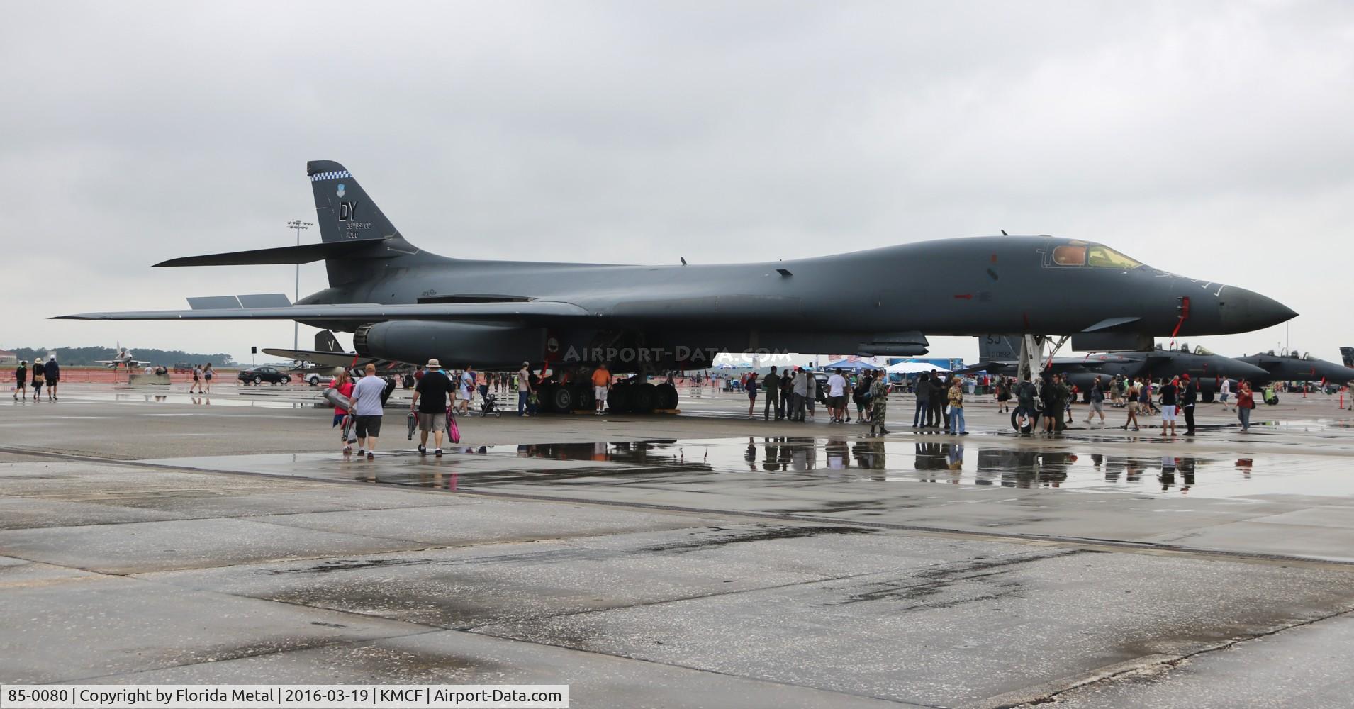 85-0080, 1985 Rockwell B-1B Lancer C/N 40, MacDill Airfest 2016