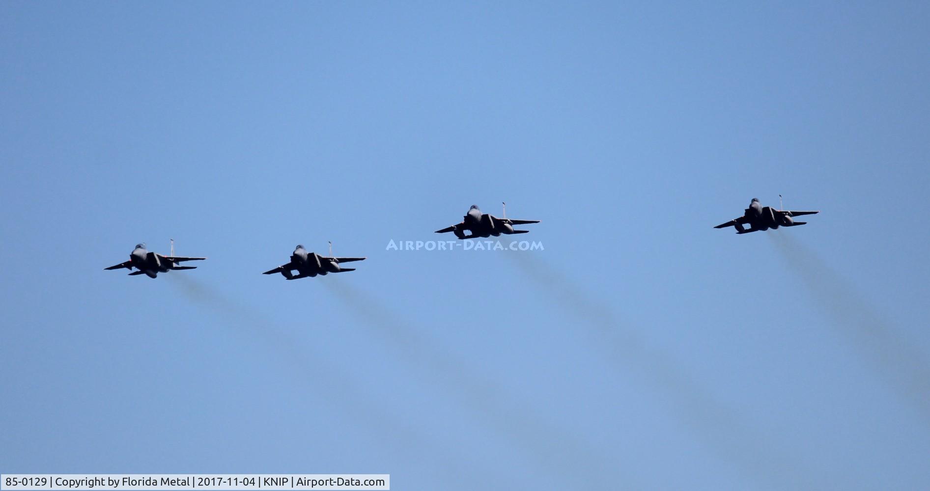 85-0129, 1985 McDonnell Douglas F-15D Eagle C/N 0945/D055, NAS JAX 2017